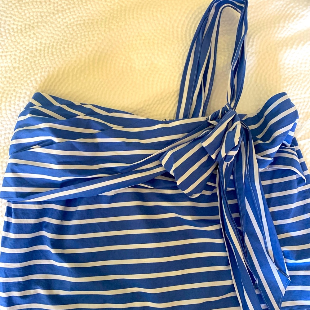 Brand new J Crew top with shoulder sash
